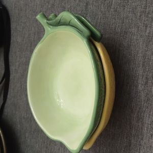 Sonoma Lifestyle lemon and lime dish Microwave and Dishwasher safe